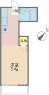 ポルシェ聖蹟桜ヶ丘II【1階】の間取り