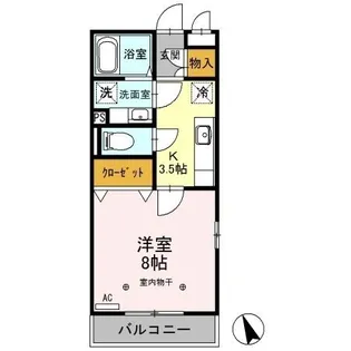 アネシス城北 C【3階】の間取り
