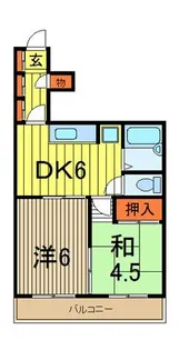 タカラサンロージェ【4階】の間取り