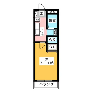 コスモ・ガーデン【3階】の間取り