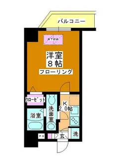 アルファコート蕨【12階】の間取り