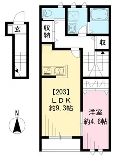 クラフトフォレスト【2階】の間取り