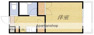 ギャレ豊津【1階】の間取り