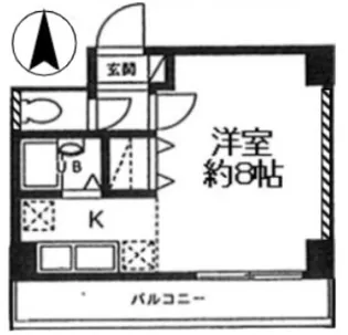 プラザ ケーエスエヌ 大倉山【4階】の間取り