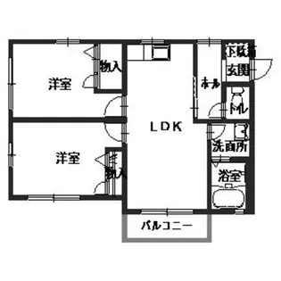 ストークII【2階】の間取り
