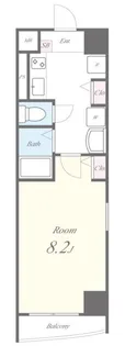リュクス高輪台【8階】の間取り