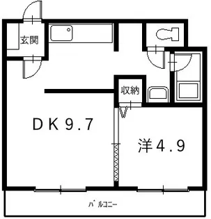 ラ・ヴィレット【3階】の間取り
