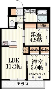 ミリアージュ【2階】の間取り