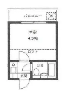 ブランノーヴァ北千住【2階】の間取り