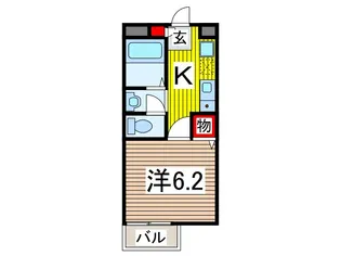 ミンティア【2階】の間取り