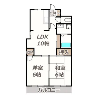 キャピタルK【4階】の間取り