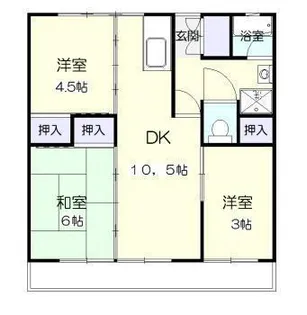 Green Hills 大塚台 3号棟【6階】の間取り
