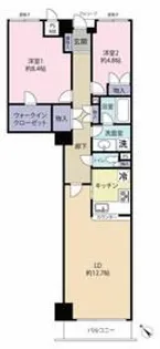 アルス北柏【4階】の間取り