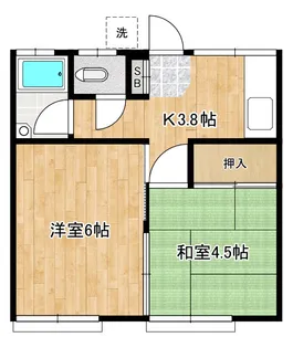 遠山コーポ【1階】の間取り