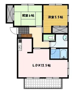 シンビオシス C【2階】の間取り