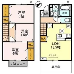 アネックス憩【2階】の間取り