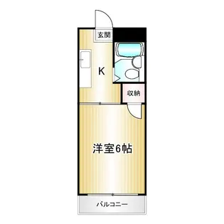 エルハーベン玉川台【1階】の間取り