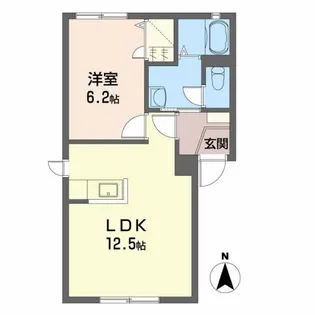 シャーメゾンオレンジ【1階】の間取り