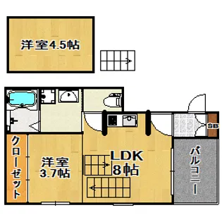 フェリシア【1階】の間取り