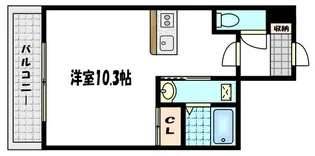 Commnne le Merry Lance【1階】の間取り