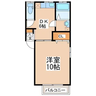 みほコーポ【1階】の間取り