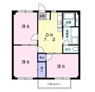 アクティブ小町【2階】の間取り