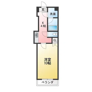 ディベロップハイツ【3階】の間取り