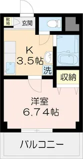 ティーズ【1階】の間取り
