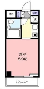 リブゼ横浜南【6階】の間取り