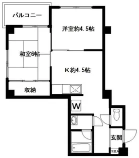 白井ハイツ【3階】の間取り