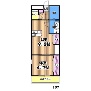 リブリ・myu【1階】の間取り