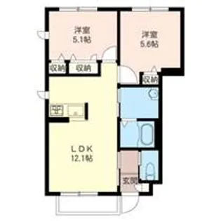 群馬県藤岡市藤岡【一戸建】の間取り