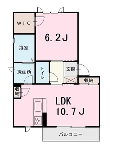 カッシーナN【1階】の間取り