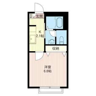 ルミエール高松【1階】の間取り