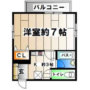 アーバンスクエアー【2階】の間取り
