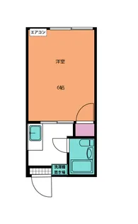 シティハイム松風【1階】の間取り