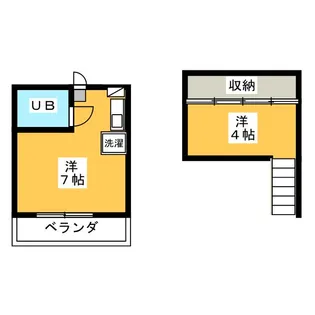 メゾンドたかの台【2階】の間取り