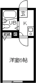 ジョイフルオークラNo31【2階】の間取り