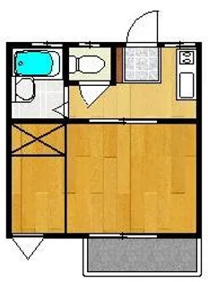 東京都西東京市住吉町3【アパート】の間取り