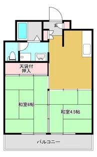 ペルル南砂【2階】の間取り