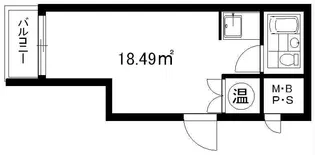 トーカン新宿第2キャステール【7階】の間取り