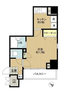 東京都中央区日本橋人形町2【マンション】の間取り