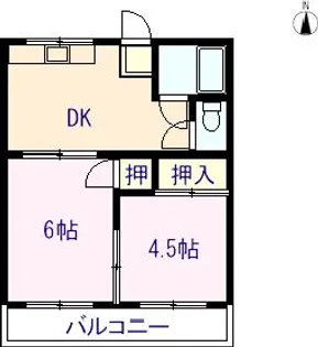 アルタエクセレンテII【1階】の間取り
