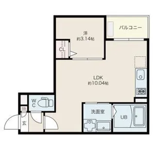 Jack meijihommachiII【3階】の間取り