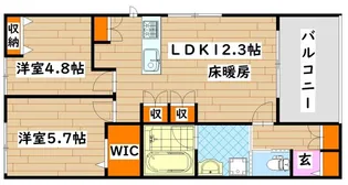 SOURA 武蔵小杉【2階】の間取り