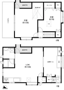 京都府京都市左京区下鴨宮崎町【一戸建】の間取り