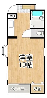 ハイツサンマルク【2階】の間取り