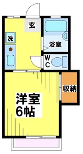東京都調布市飛田給3【アパート】の間取り