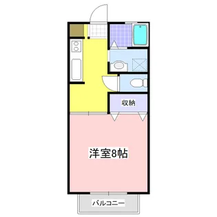 1Kの間取り画像