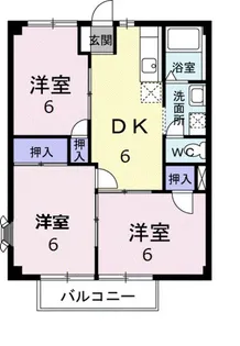 ニューシティフォーレストハイツ【1階】の間取り